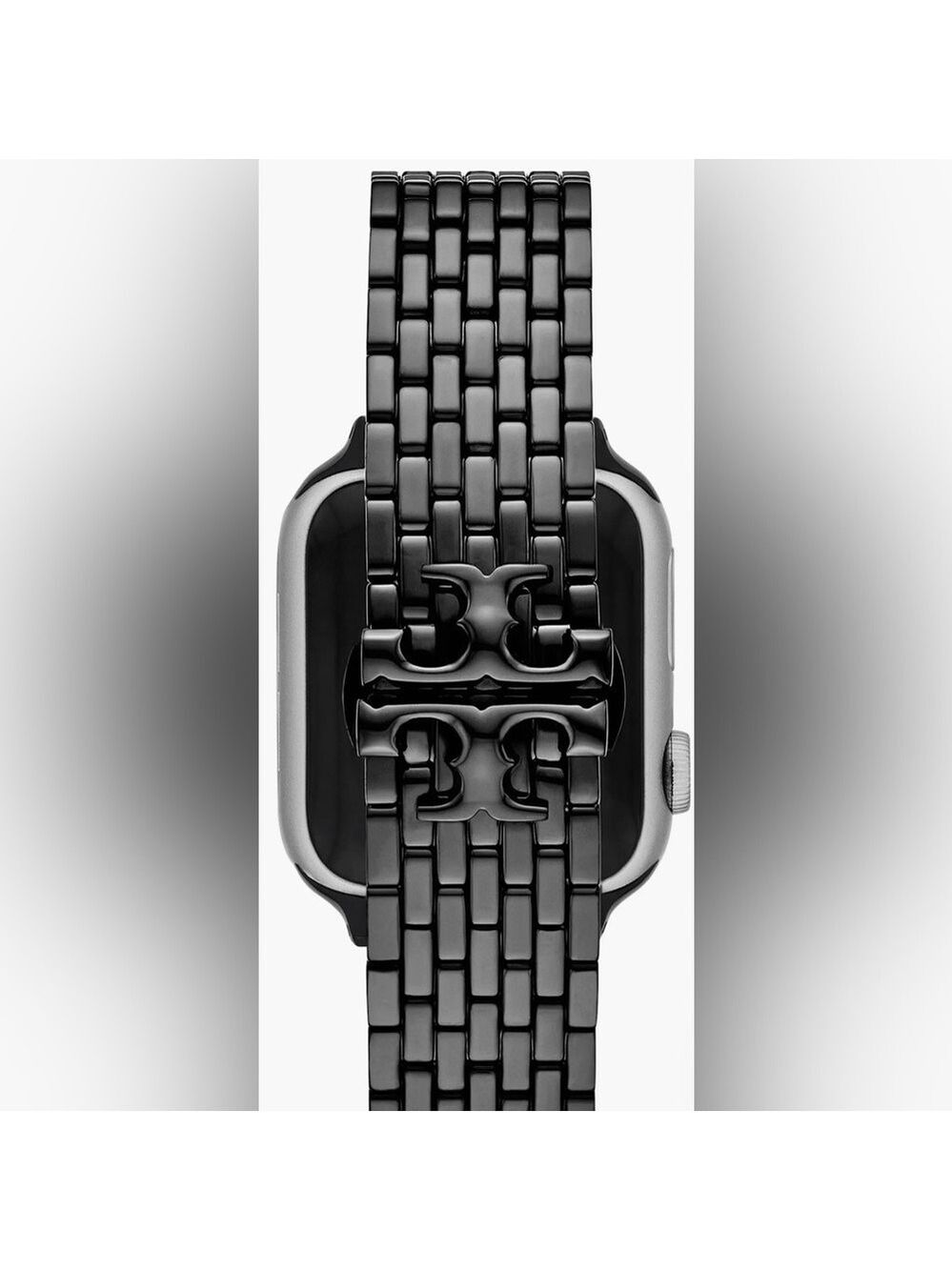 Tory Burch The Eleanor Black 18mm Apple Watch Bracelet Band - NIB - Picture 2 of 7